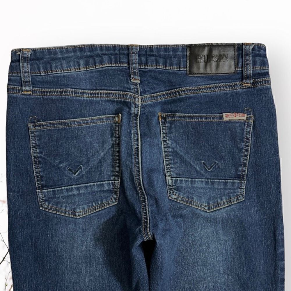Hudson Mid Rise Straight Leg Ankle Jeans Girls Sz 14 - Picture 5 of 8